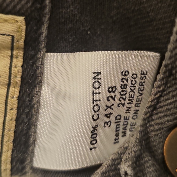 L.L. Bean Men's Classic Fit Gray Jeans 34x28 EUC - Picture 8 of 12